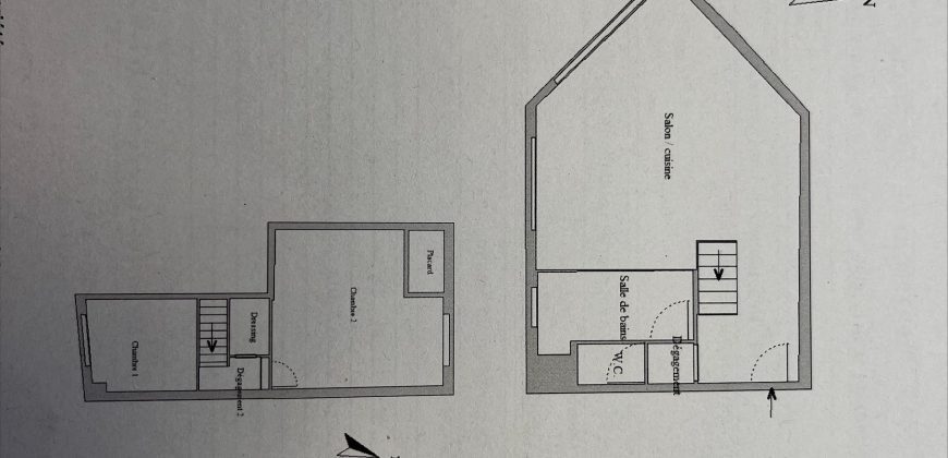Romans sur Isère – Duplex Appartement Type 3