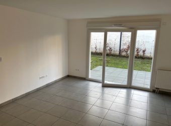 Appartement de type 3 en rez de jardin dans résidence récente