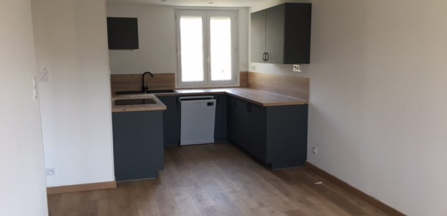 Appartement type 3 entièrement rénové