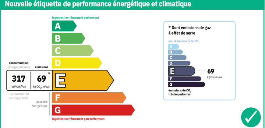 T2 avec balcon – À deux pas du centre-ville